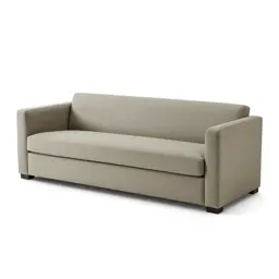 C-shaped sofa table