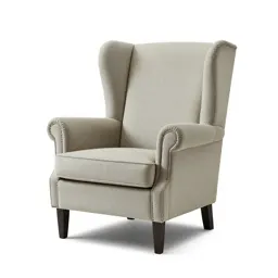 Wingback armchair