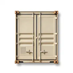 Shipping container door