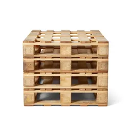 Stacked euro pallet