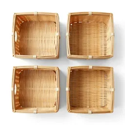 Changing table with baskets