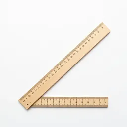 Growth chart ruler