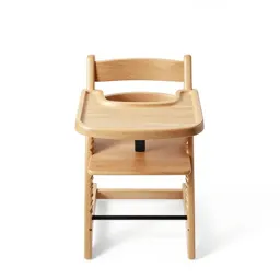 High chair in bentwood