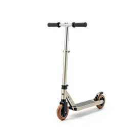 Scooter with a folding stem