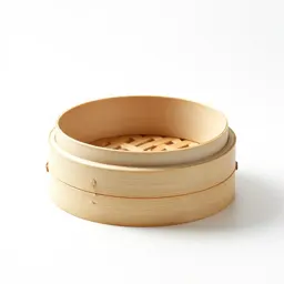 Bamboo steamer basket