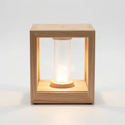 Terrarium with a heat lamp