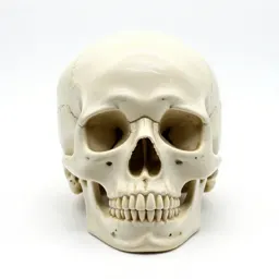 Human skull anatomical model