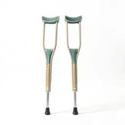 Pair of forearm crutches