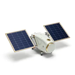 Satellite bus with solar wings
