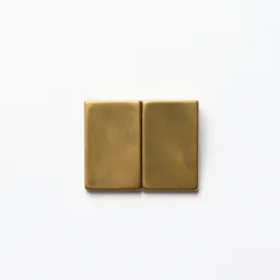 Brass bookend pair