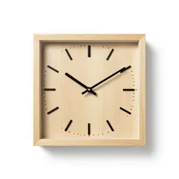Wall clock with a plain face
