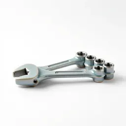 Socket wrench set in a case