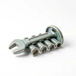 Tool roll of wrenches