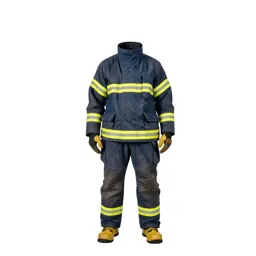 Firefighter in turnout gear