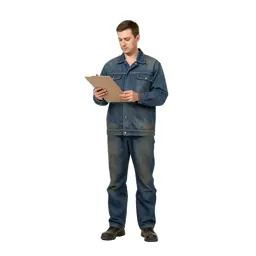Nurse checking a chart