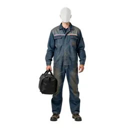 Paramedic with a response bag