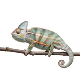 Chameleon on a branch