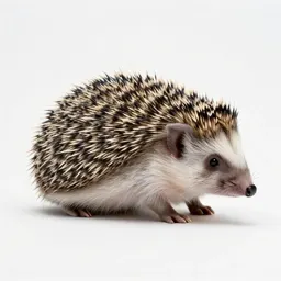 Hedgehog curled up