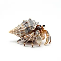Hermit crab in a shell