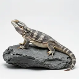 Tuatara on a rock