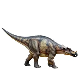 Ankylosaurus with its club tail