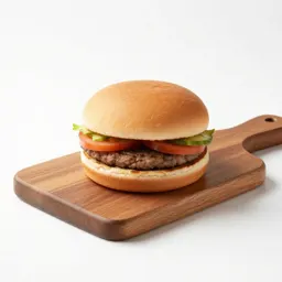 Burger with a brioche bun