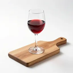 Glass of red wine
