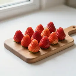 Punnet of strawberries