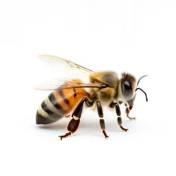 Honeybee on a comb