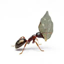 Leafcutter ant carrying a leaf