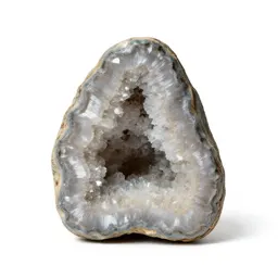 Geode with calcite