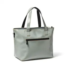 Cooler tote with a zip
