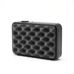 Hard camera case with foam