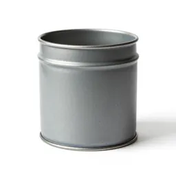 Matte aluminium tin