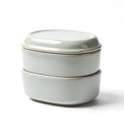 Stacked bento tiffin carrier