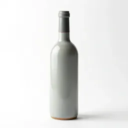 Wine bottle with a wax seal
