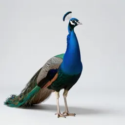Blue peafowl
