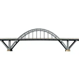 Steel arch bridge