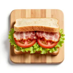Bacon-lettuce-tomato sandwich