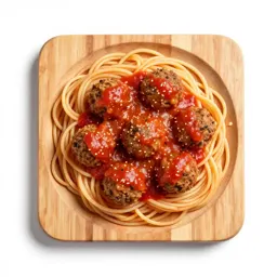 Spaghetti and meatballs