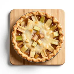 Rhubarb pie