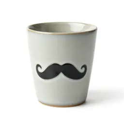 Mustache cup