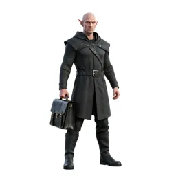 Tiefling scholar with a satchel