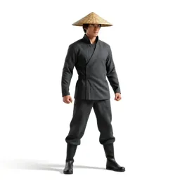 Wandering swordsman in a straw hat