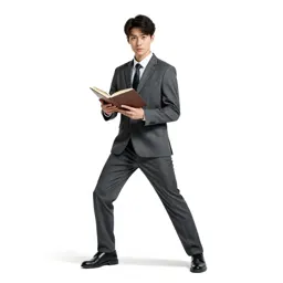 Young apprentice with a spellbook