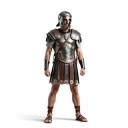 Roman legionary with a scutum