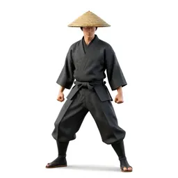 Ronin with a straw hat