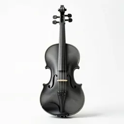 Luthier holding a violin