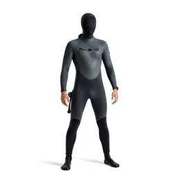 Marine biologist in a wetsuit