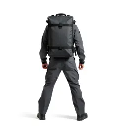 Paramedic with a response bag